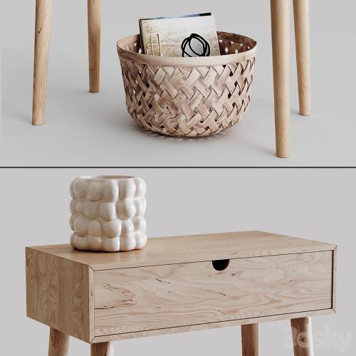 Decoration Set 04 pampas &amp; Console