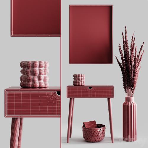 Decoration Set 04 pampas &amp; Console