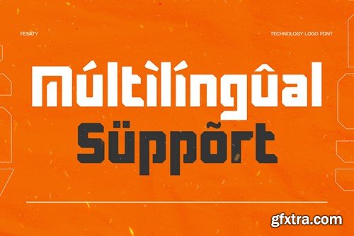 Fesaty - Sport Technology Logo Font U6KR4TT