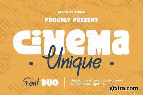 Cinema Unique - Handwritten Font Duo LS4KUF9