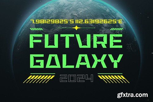 Skullera - Futuristic Scifi Game Display Sans font GD2V6FJ