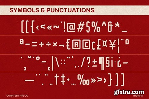 Thuman - Tall Display Font BMSCZWN