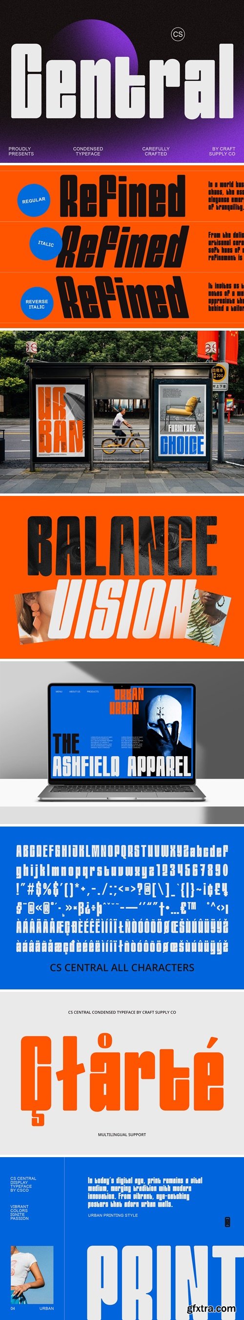 CM - CS Central – Condensed Font 288571864 CM - CS Central – Condensed Font 288571864