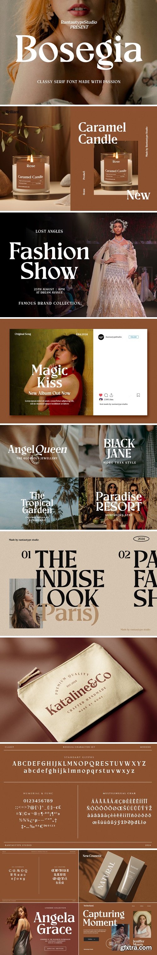 Bosegia Classy Serif Font Bosegia Classy Serif Font