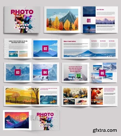 Photo Book Magazine Template Landscape 791322039 Photo Book Magazine Template Landscape 791322039