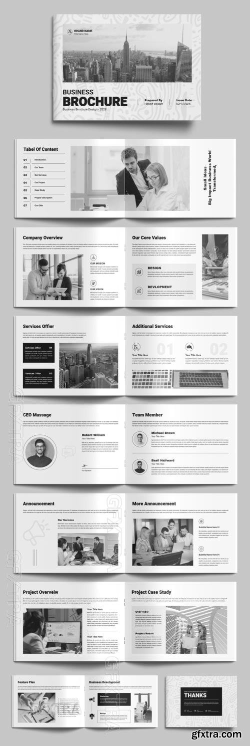 Business Brochure Design Template Landscape 788250122 Business Brochure Design Template Landscape 788250122