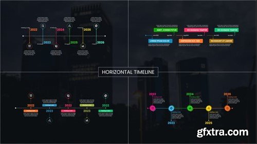 Videohive Horizontal Timeline 55155777 Videohive Horizontal Timeline 55155777