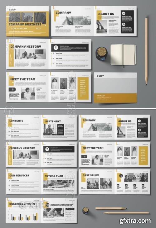 Business Plan Layout Design Template Landscape 733115875 Business Plan Layout Design Template Landscape 733115875