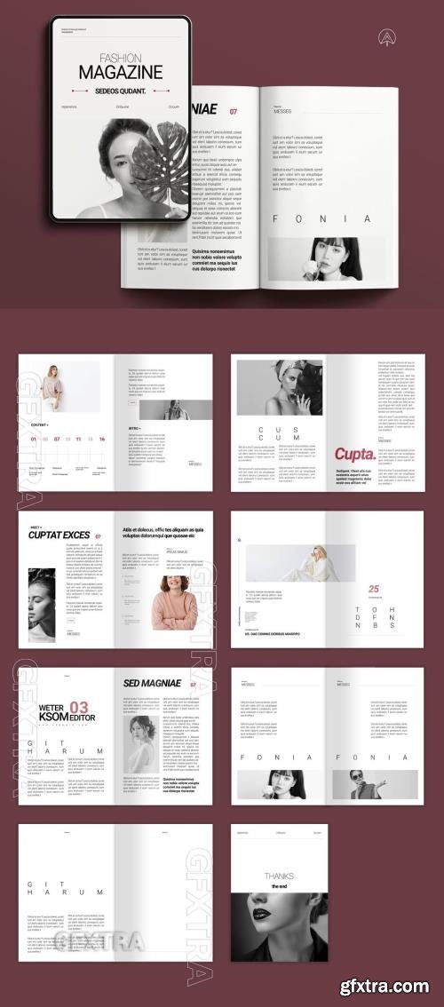 Fashion Magazine Template 733111642 Fashion Magazine Template 733111642