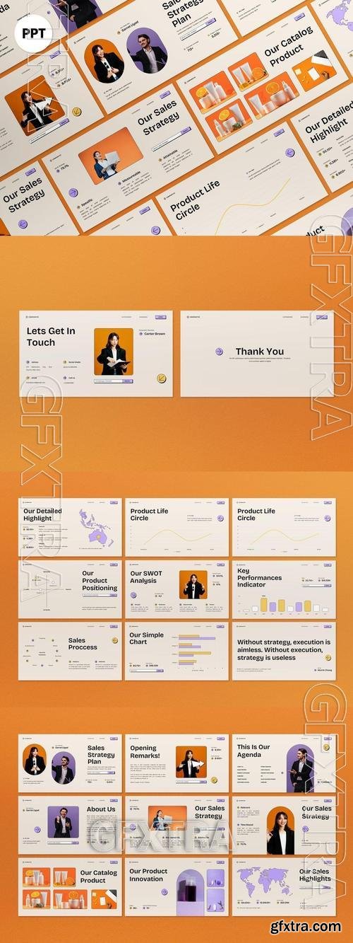 Yellow Neo Brutalism Sales Strategy PPT ZYXB88C Yellow Neo Brutalism Sales Strategy PPT ZYXB88C