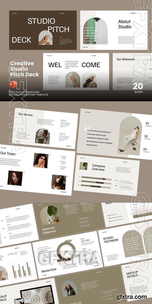 Creative Studio Pitch Deck - Powerpoint Template 3LYMBZ2