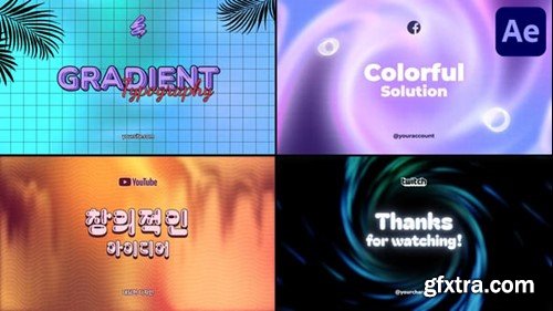 Videohive Gradient Typography for After Effects 55194858 Videohive Gradient Typography for After Effects 55194858