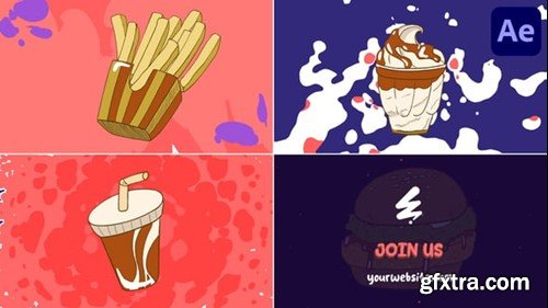 Videohive Food Morphing Logo for After Effects 55183558 Videohive Food Morphing Logo for After Effects 55183558