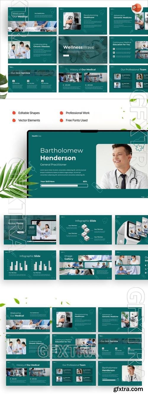 WellnessWave Medical Presentation PowerPoint VF4BJQC