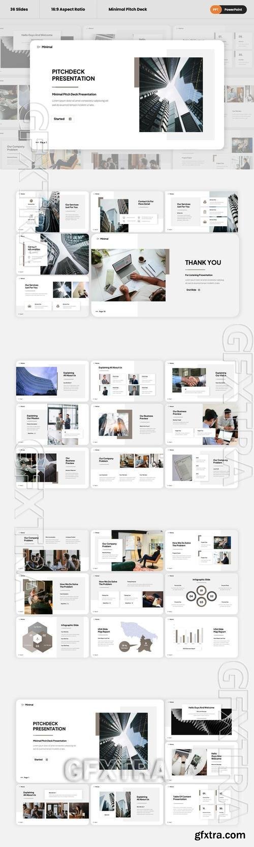 Minimal - Pitch Deck PowerPoint Template 6H5WN3T Minimal - Pitch Deck PowerPoint Template 6H5WN3T