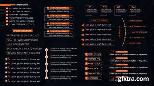 Videohive Corporate Text Lists 55223037 Videohive Corporate Text Lists 55223037