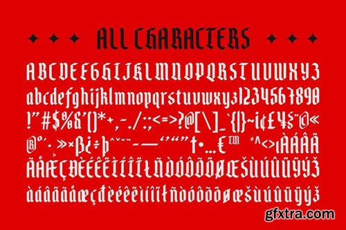 Brine – Blackletter Font QNJAM38 Brine – Blackletter Font QNJAM38