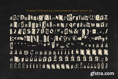 Benji – Collage Font TERYVR5 Benji – Collage Font TERYVR5