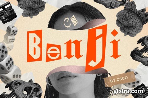 Benji – Collage Font TERYVR5 Benji – Collage Font TERYVR5
