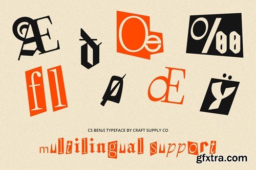 Benji – Collage Font TERYVR5 Benji – Collage Font TERYVR5