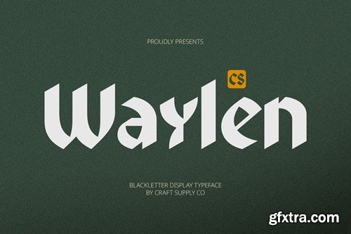 Waylen – Blackletter Font SD9VWLP Waylen – Blackletter Font SD9VWLP
