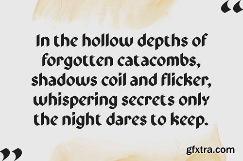 Waylen – Blackletter Font SD9VWLP Waylen – Blackletter Font SD9VWLP