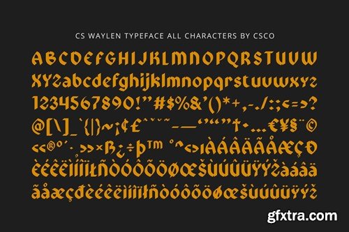 Waylen – Blackletter Font SD9VWLP Waylen – Blackletter Font SD9VWLP