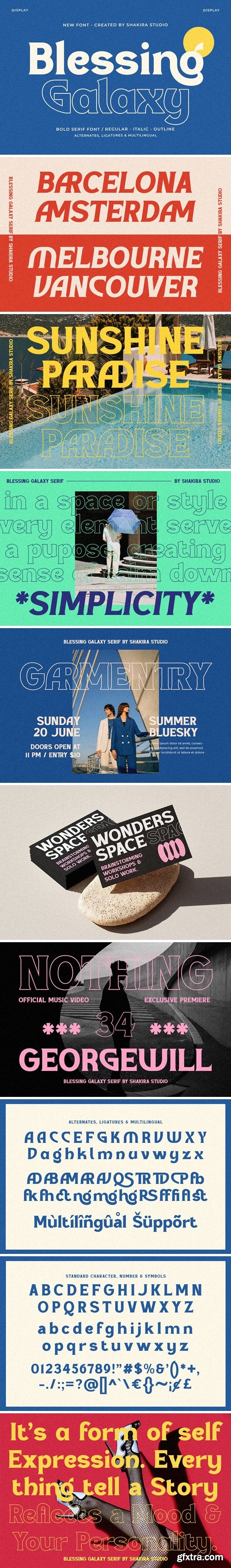 CM - Blessing Galaxy - Modern Serif 285840404 CM - Blessing Galaxy - Modern Serif 285840404