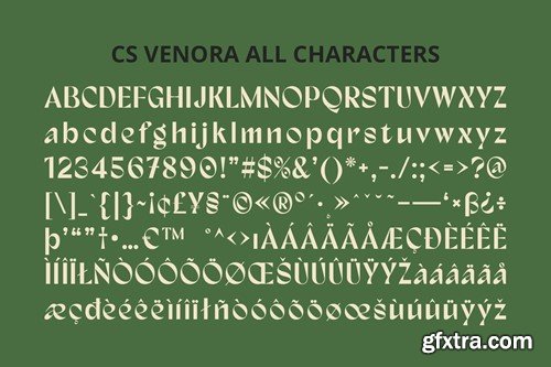 Venora – Classic Font RKY4VEU Venora – Classic Font RKY4VEU