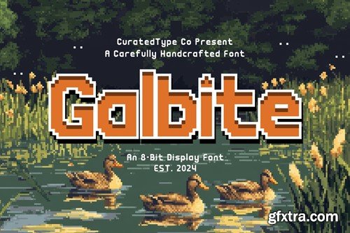 Galbite - Pixel Font ZR3MEYE Galbite - Pixel Font ZR3MEYE