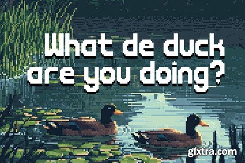 Galbite - Pixel Font ZR3MEYE Galbite - Pixel Font ZR3MEYE