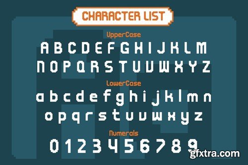 Galbite - Pixel Font ZR3MEYE Galbite - Pixel Font ZR3MEYE