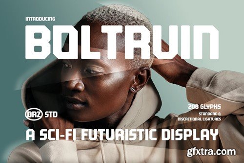Boltruin – SciFi Futuristic Display Font 8HQDVWL Boltruin – SciFi Futuristic Display Font 8HQDVWL