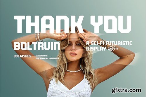 Boltruin – SciFi Futuristic Display Font 8HQDVWL Boltruin – SciFi Futuristic Display Font 8HQDVWL