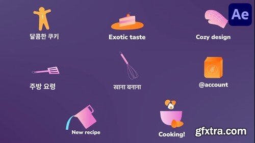 Videohive Kitchen Cooking Icons And Titles for After Effects 55238538 Videohive Kitchen Cooking Icons And Titles for After Effects 55238538
