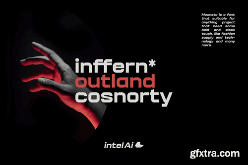 Mounsta Modern Sans Display Font HM7GYC4 Mounsta Modern Sans Display Font HM7GYC4