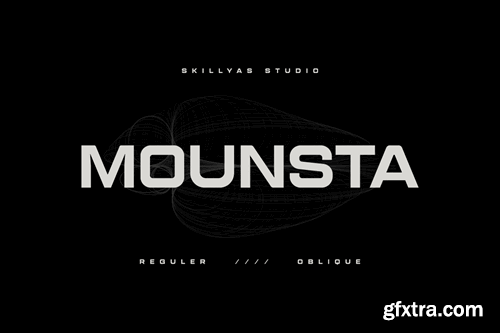 Mounsta Modern Sans Display Font HM7GYC4 Mounsta Modern Sans Display Font HM7GYC4