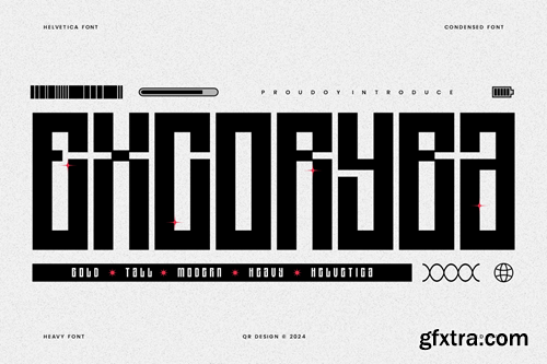 Excoryba - Futuristic & Tall Font 2KEHKLX Excoryba - Futuristic & Tall Font 2KEHKLX
