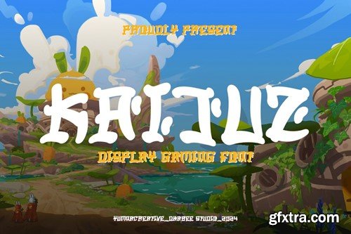 Kaijuz - Display Gaming Font TP8VNUL Kaijuz - Display Gaming Font TP8VNUL
