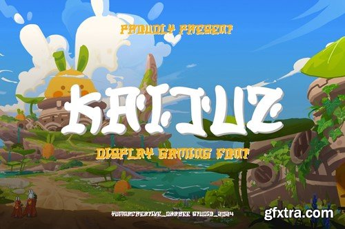 Kaijuz - Display Gaming Font TP8VNUL Kaijuz - Display Gaming Font TP8VNUL