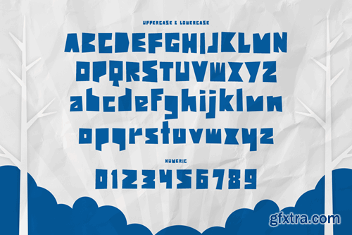 King Mind - Paper Cut Font 77RH5XM King Mind - Paper Cut Font 77RH5XM