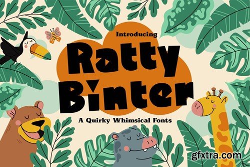 Ratty Binter - A Quirky Whimsical Fonts ZLUXN4X Ratty Binter - A Quirky Whimsical Fonts ZLUXN4X