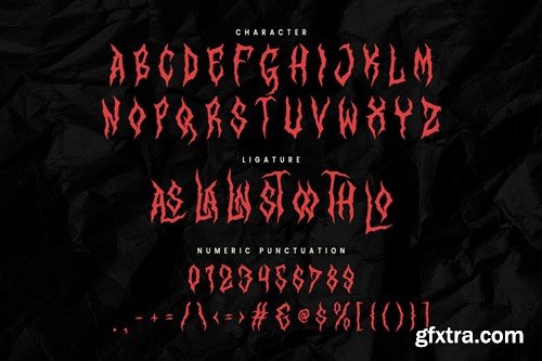 Lorque Black Metal Display Font XL8YK5A Lorque Black Metal Display Font XL8YK5A