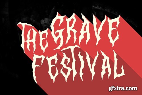 Lorque Black Metal Display Font XL8YK5A Lorque Black Metal Display Font XL8YK5A