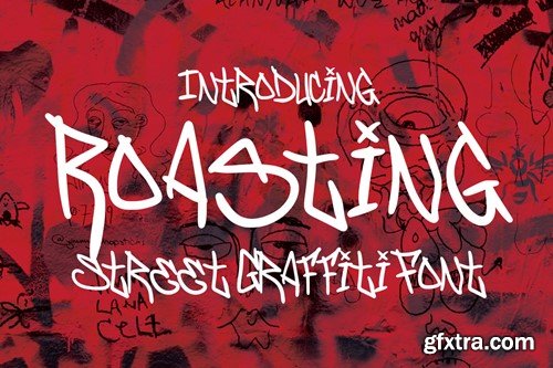 Roasting - Graffiti Font FQB6MK6 Roasting - Graffiti Font FQB6MK6