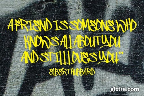 Ergank - Graffiti Font NG25UDE Ergank - Graffiti Font NG25UDE