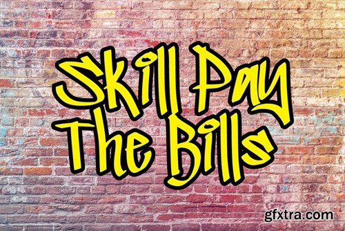 Ergank - Graffiti Font NG25UDE Ergank - Graffiti Font NG25UDE