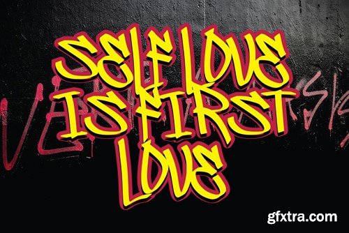 Ergank - Graffiti Font NG25UDE Ergank - Graffiti Font NG25UDE