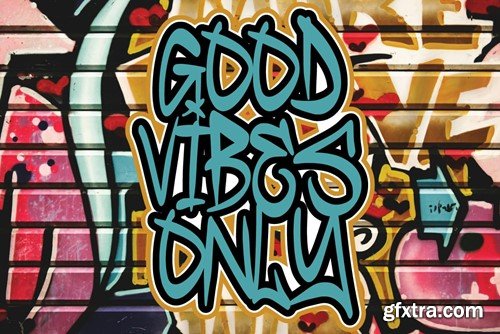 Ranger Blue - Graffiti Font 9CU3P8P Ranger Blue - Graffiti Font 9CU3P8P