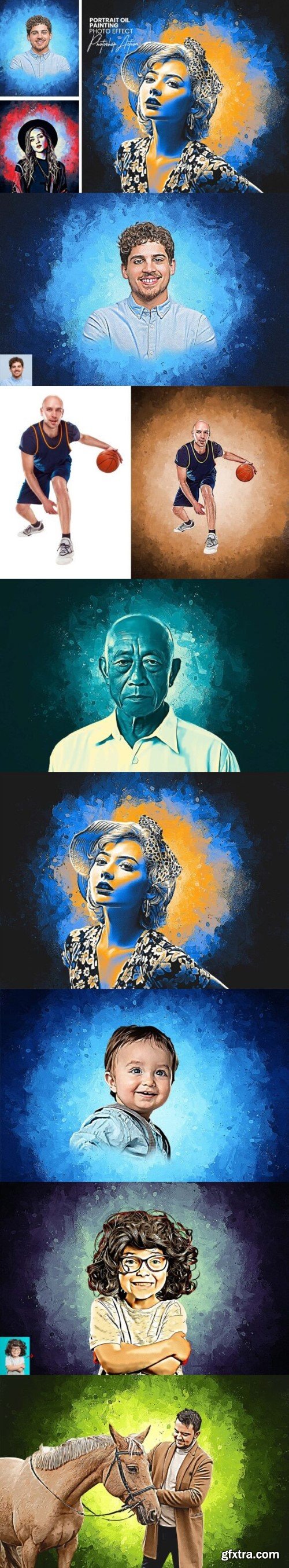 Portrait Oil Painting Photo Effec